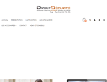 Tablet Screenshot of direct-securite.com